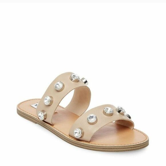 Steve Madden Jessy Embellished Slide Sandal sz 6 - Picture 1 of 9